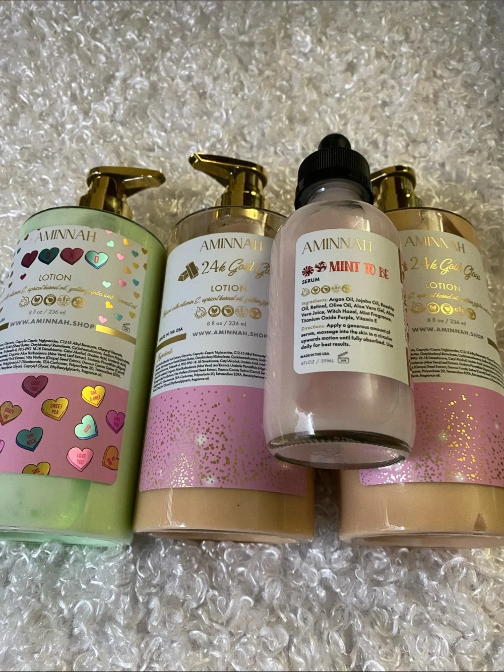 4 pcs bundle Aminnah